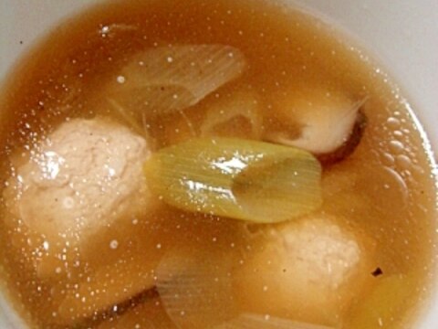 簡単★鶏だんご入り中華スープ